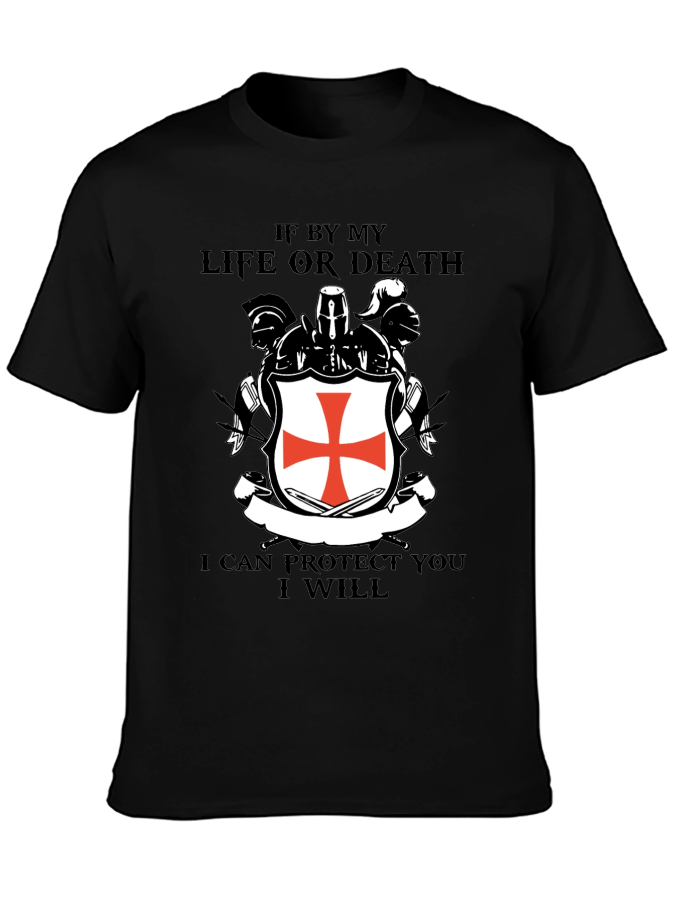 Crusader T-Shirt - Knights Templar Tee - Protector