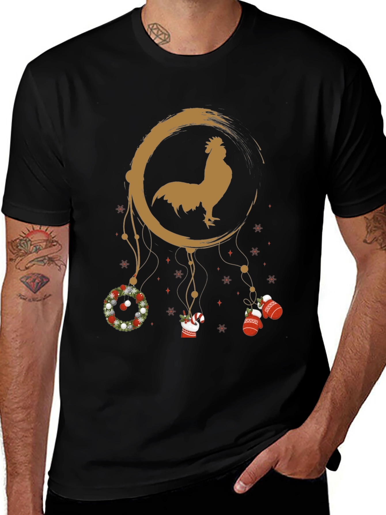 Rooster Dreamcatcher Graphic Tee