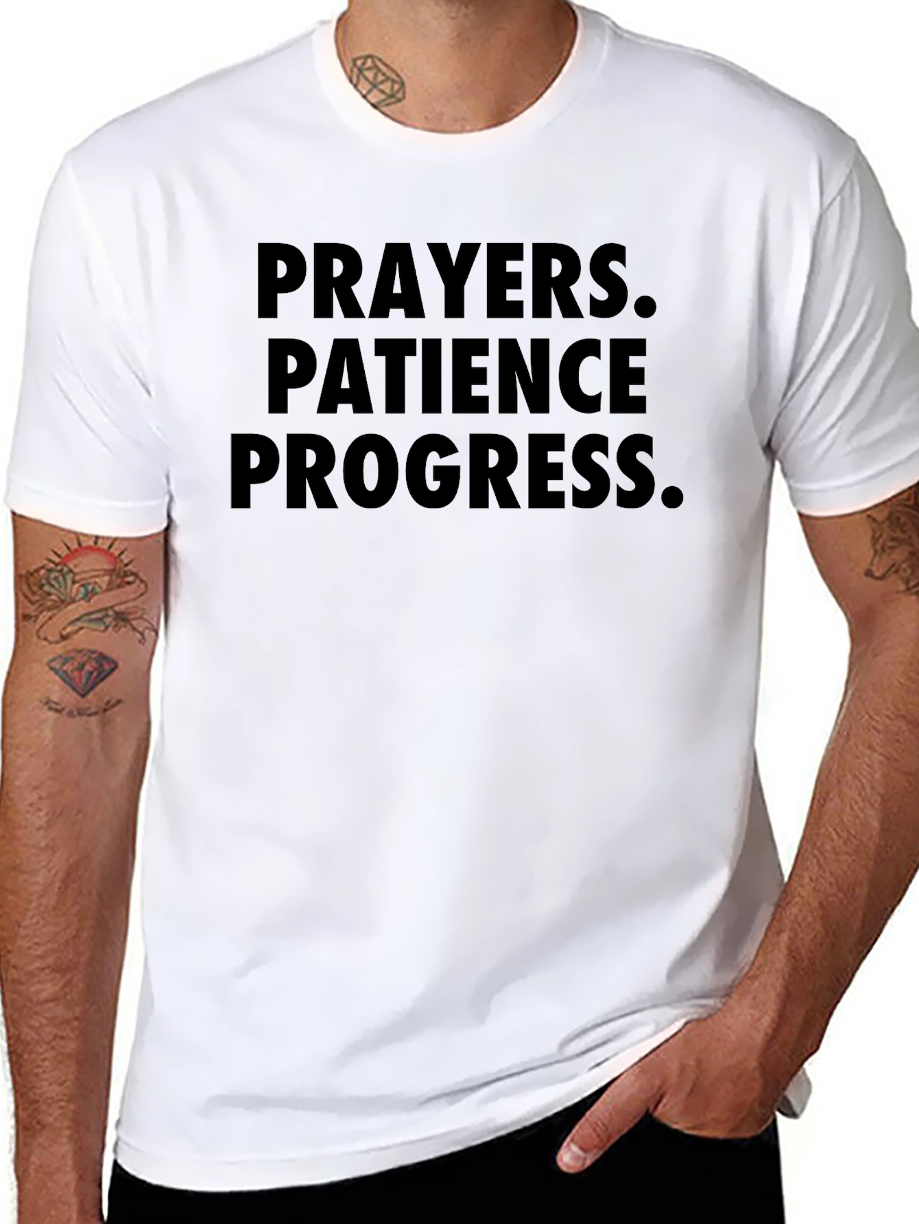 Prayers Patience Progress Graphic Tee