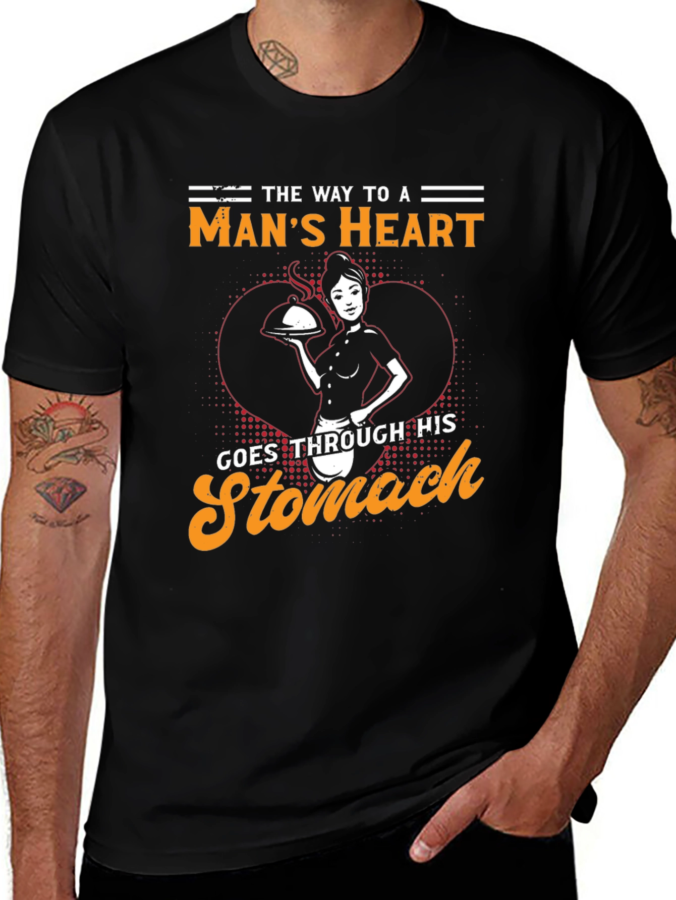 The Way to a Mans Heart T-Shirt