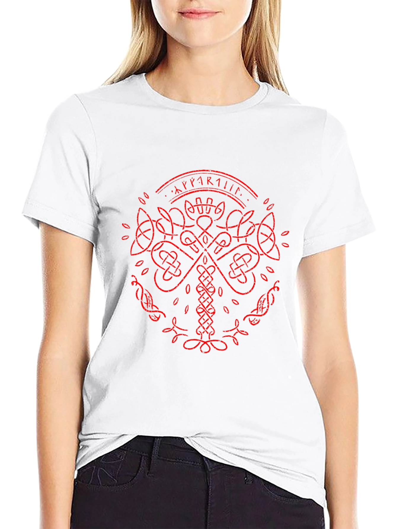 Yggdrasil Tree of Life Graphic Tee - Black