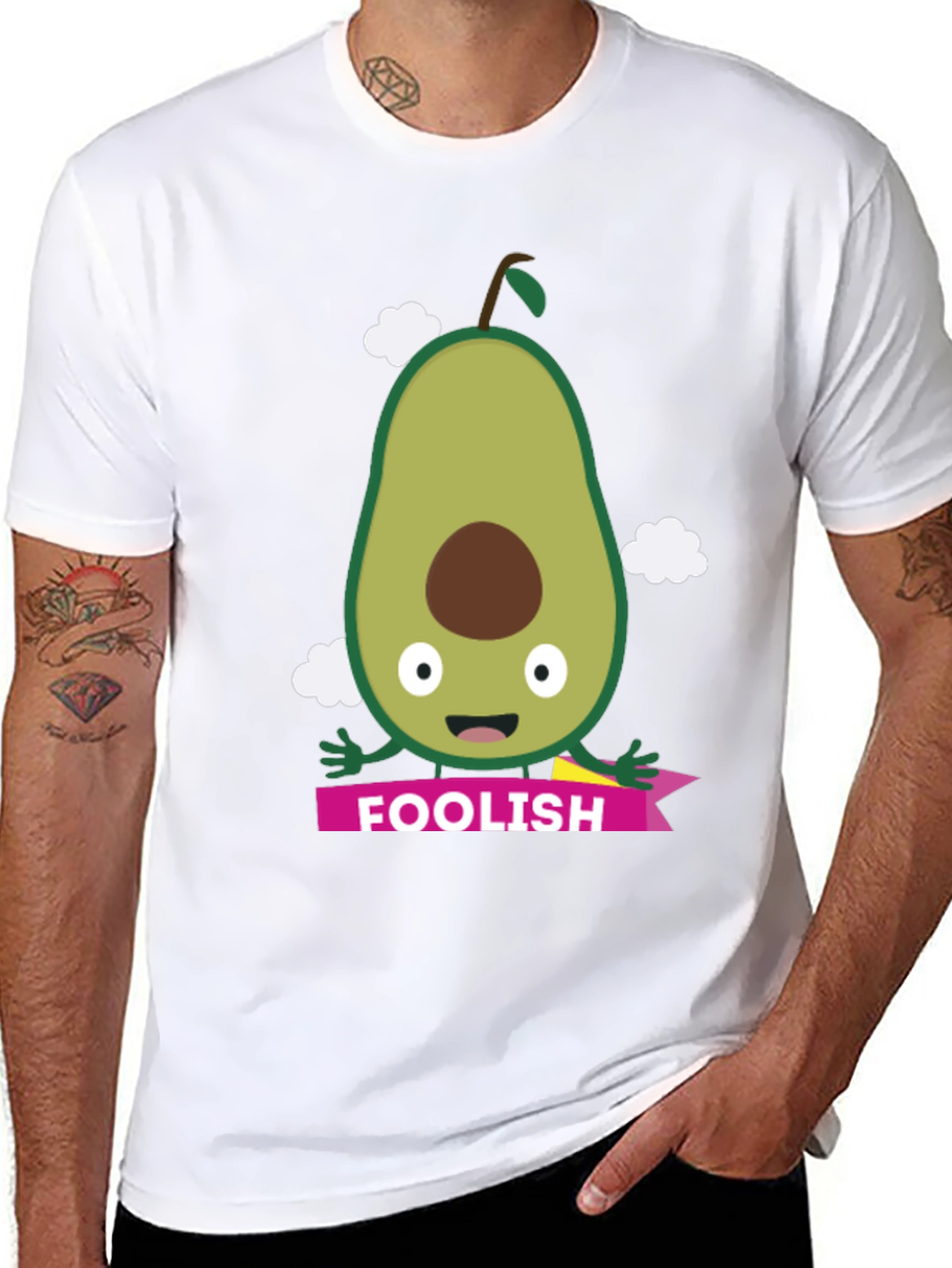 Foolish Avocado Graphic T-Shirt