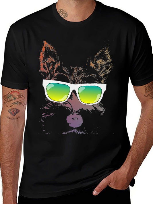Cool Dog T-Shirt - Funky Graphic Tee