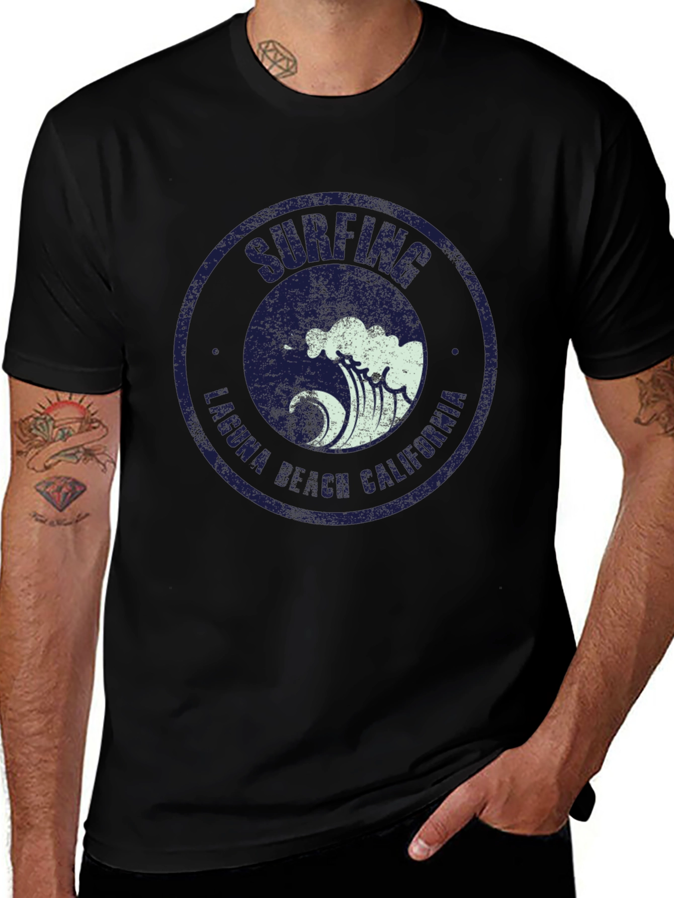 Surfing Laguna Beach California T-Shirt