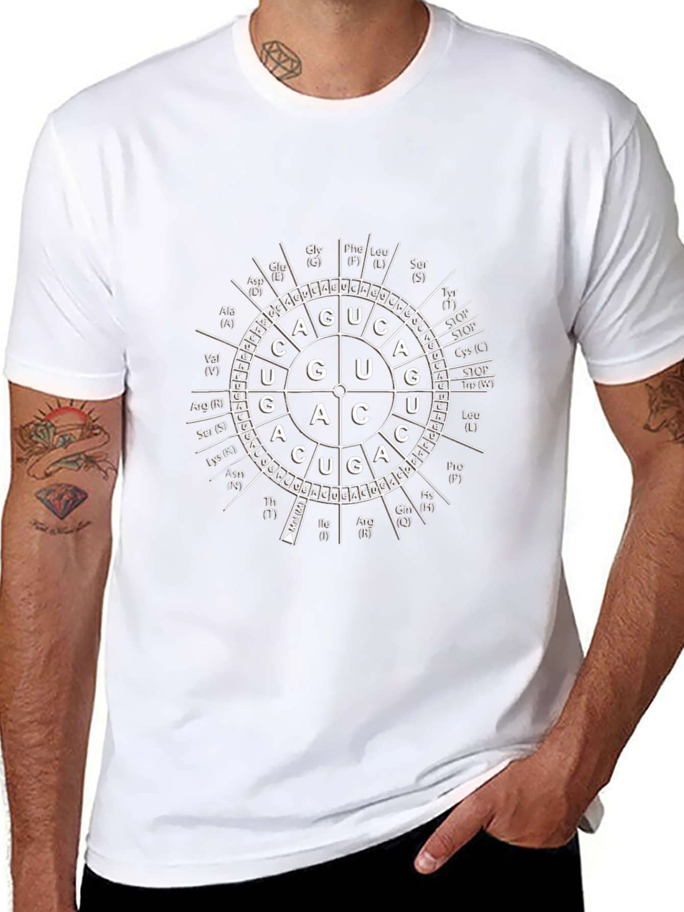Genetic Code T-Shirt: Biology Science Geek Tee