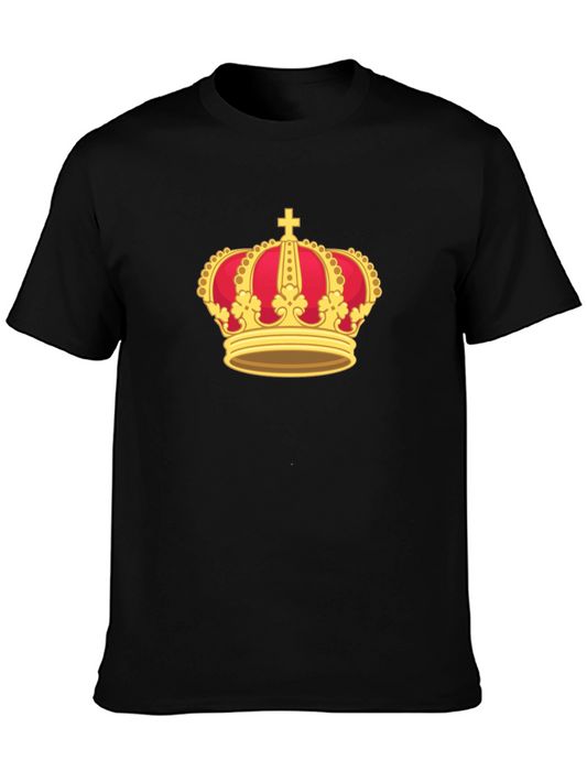 Royal Crown Graphic Black Tee