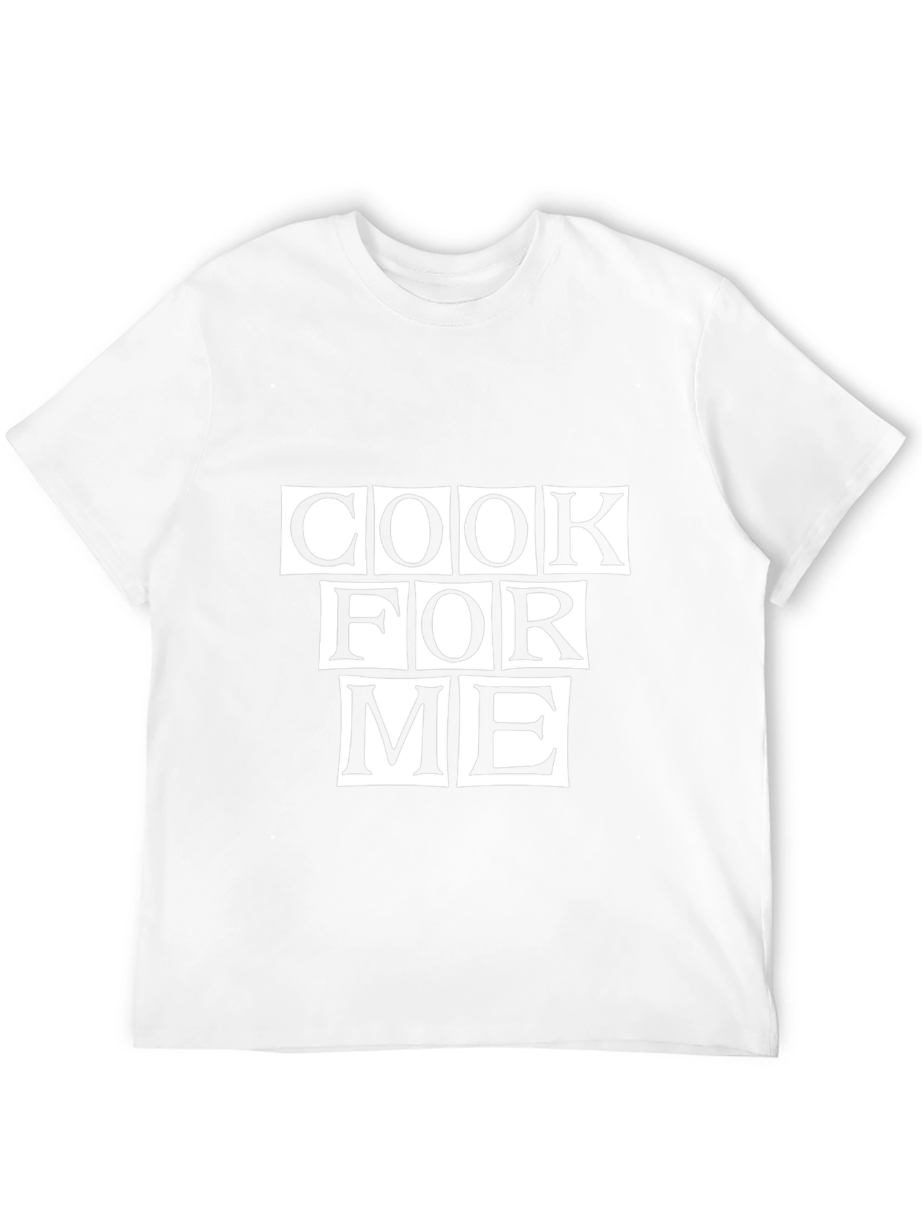 Cook For Me Black Graphic T-Shirt
