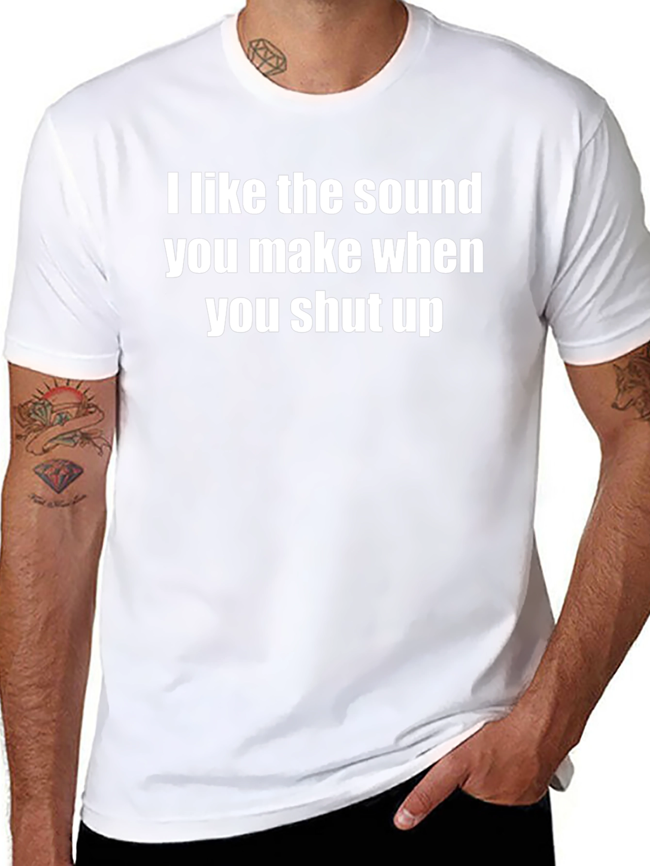 Funny Sarcastic Graphic T-Shirt - I Like the Sound