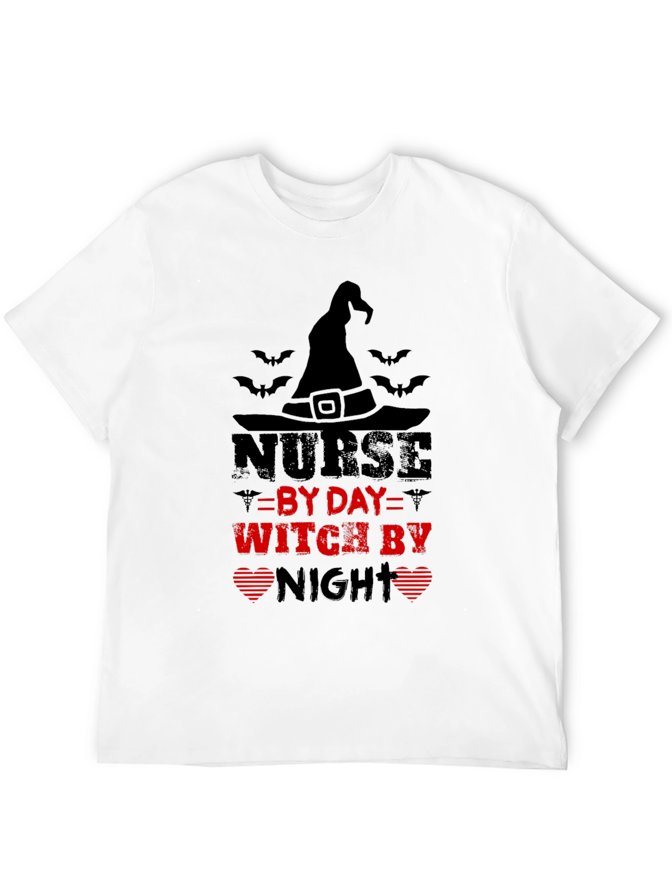 Nurse by Day Witch by Night Halloween T-Shirt