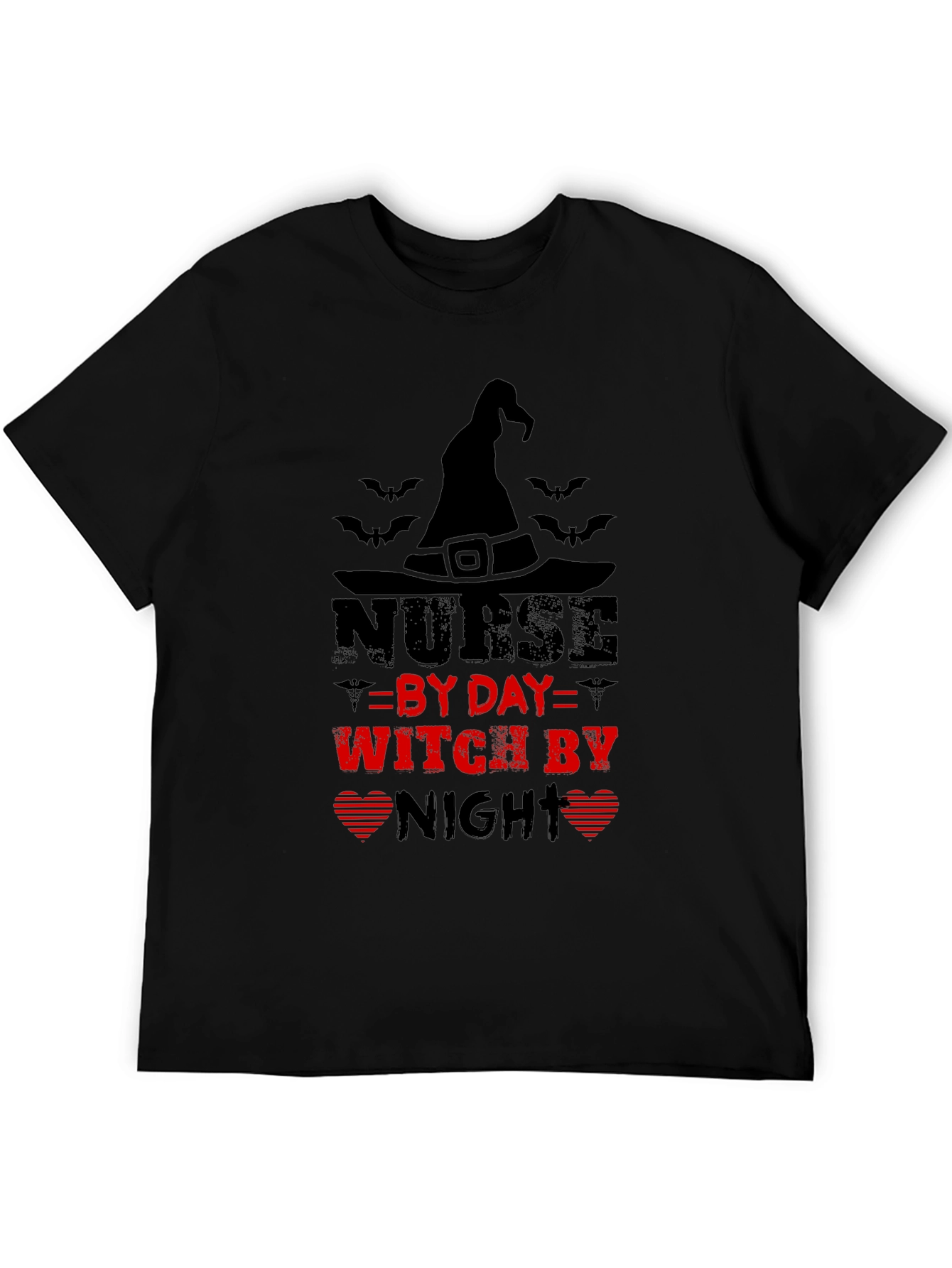 Nurse by Day Witch by Night Halloween T-Shirt