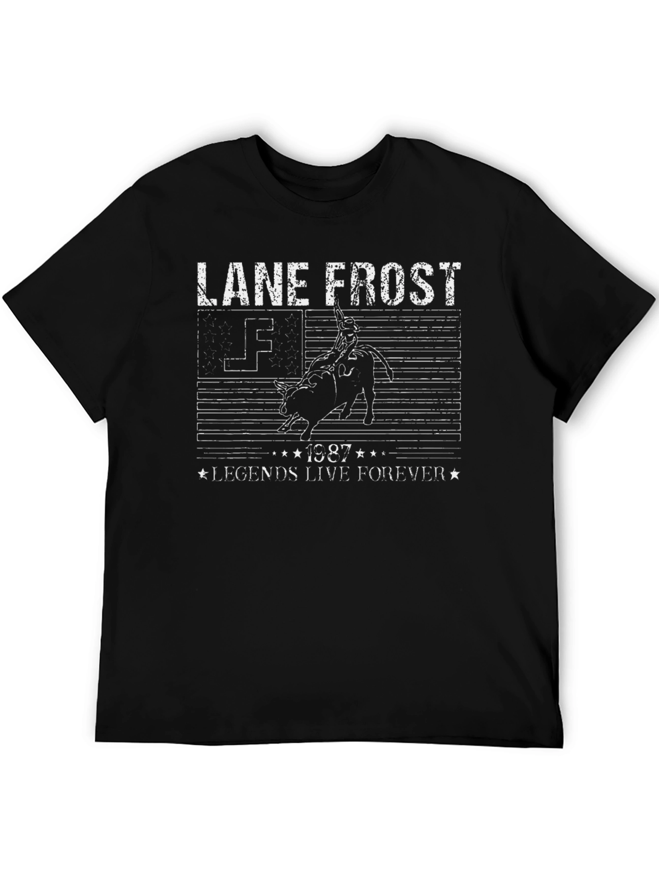 Lane Frost Legends Live Forever Graphic T-Shirt