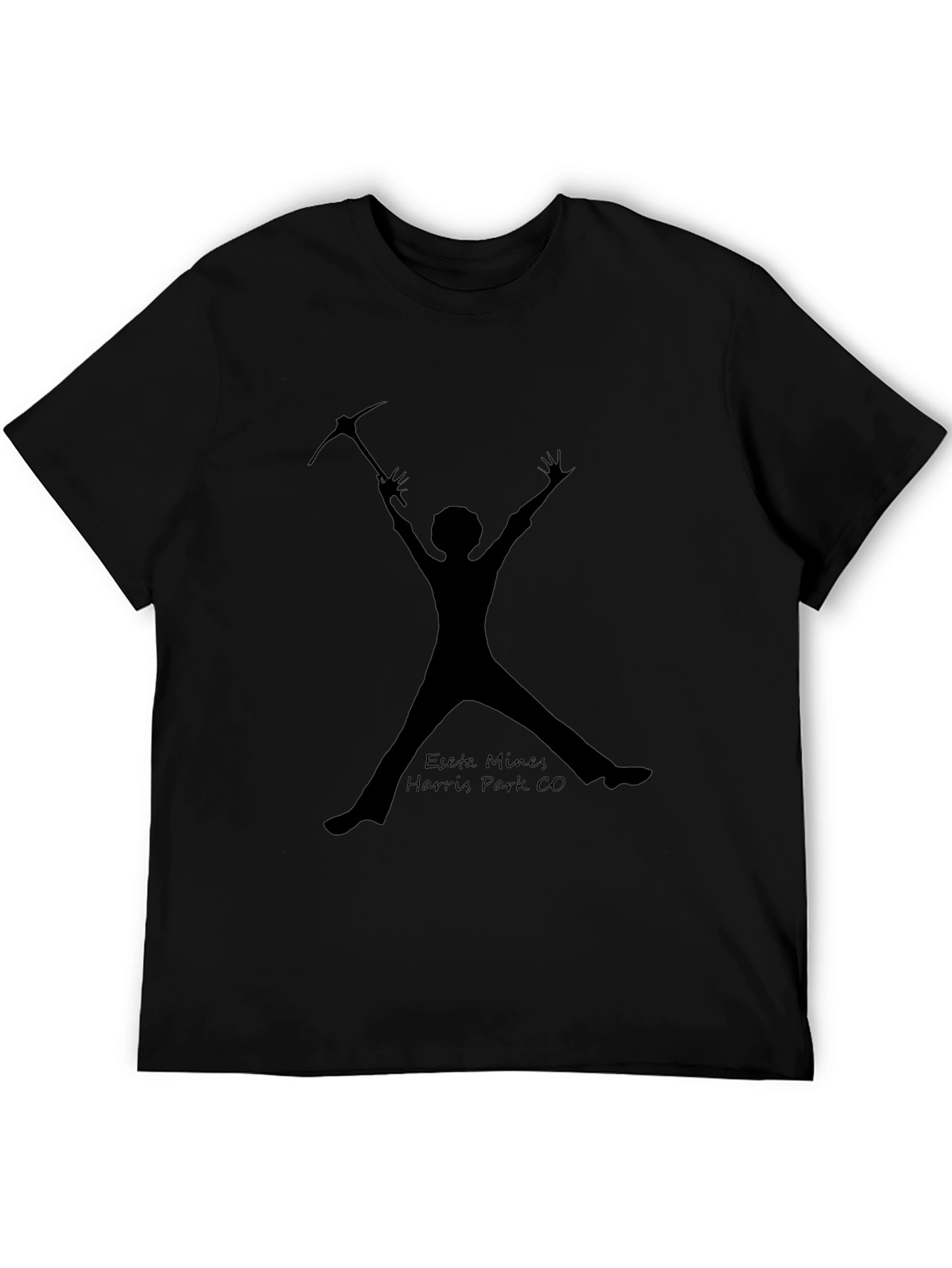 Miner Silhouette T-Shirt - Eseta Mines Harris Park CO