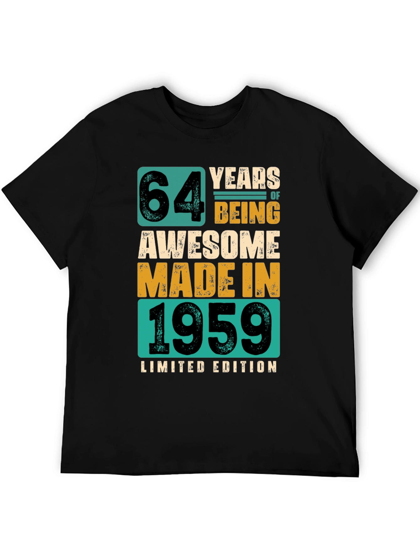 64 Years Awesome Since 1959 Limited Edition T-Shirt