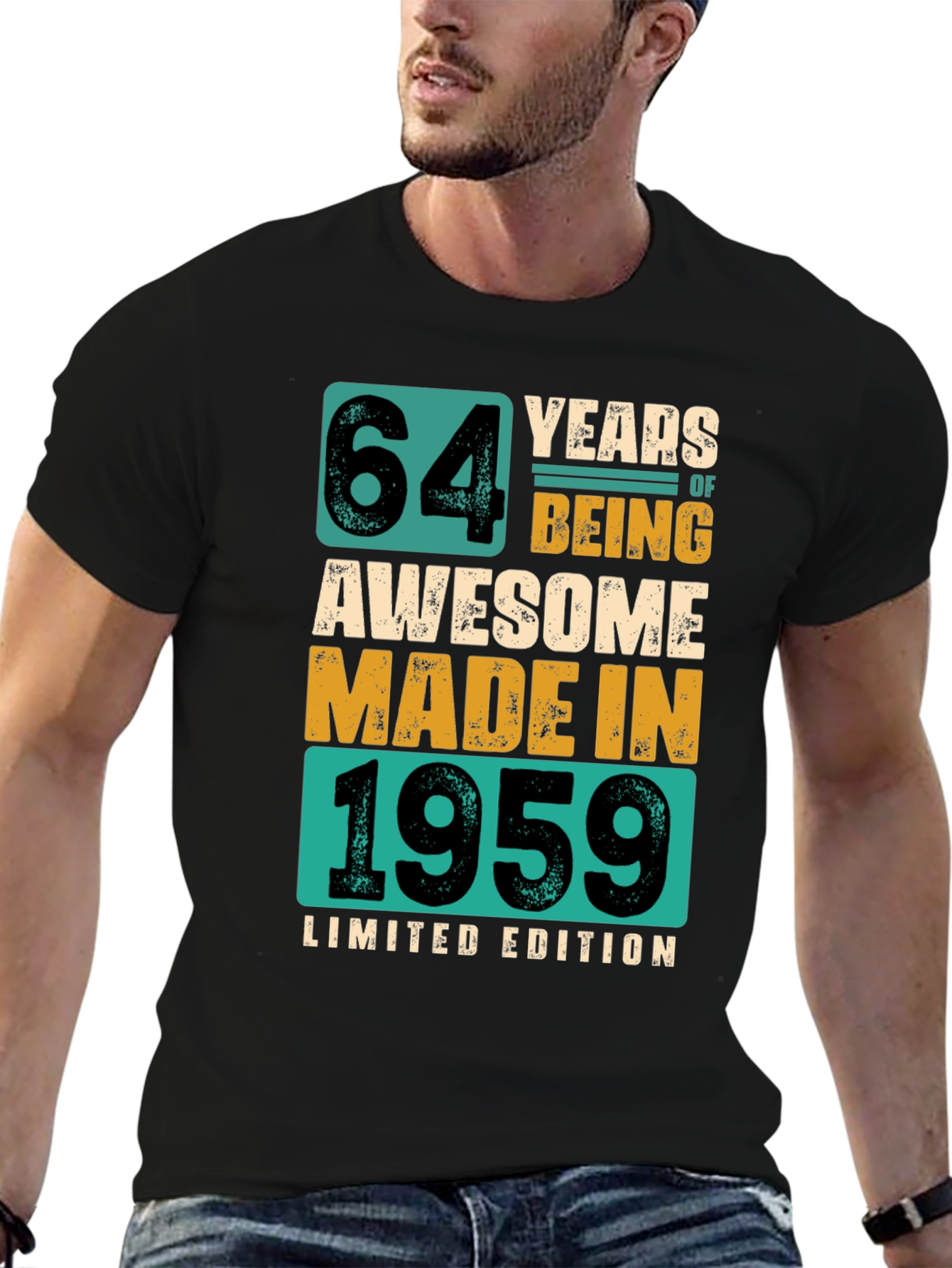 64 Years Awesome Since 1959 Limited Edition T-Shirt