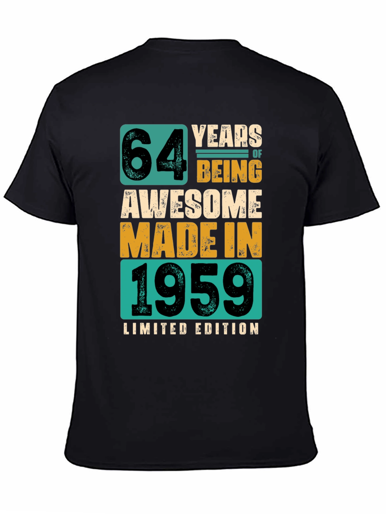 64 Years Awesome Since 1959 Limited Edition T-Shirt