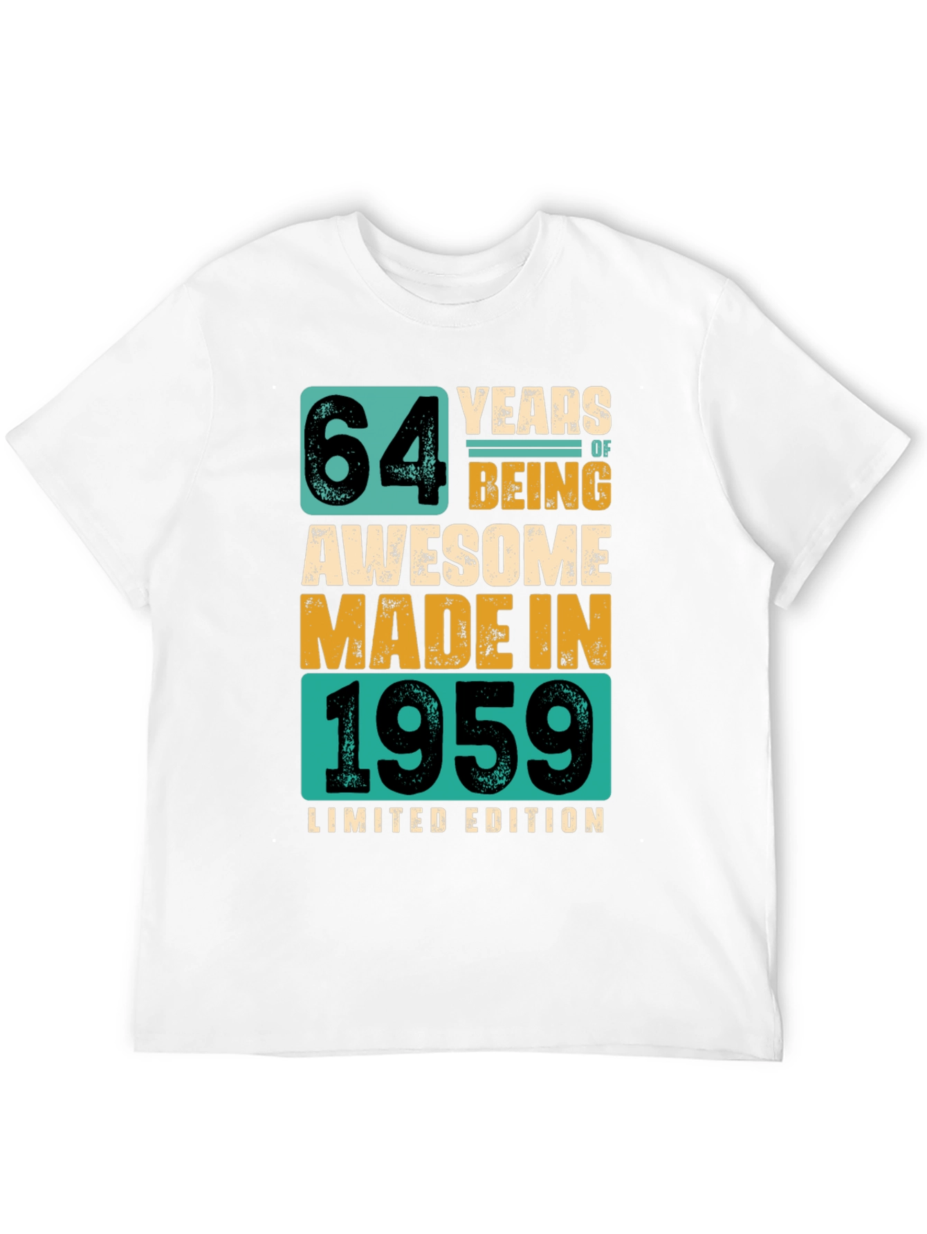 64 Years Awesome Since 1959 Limited Edition T-Shirt