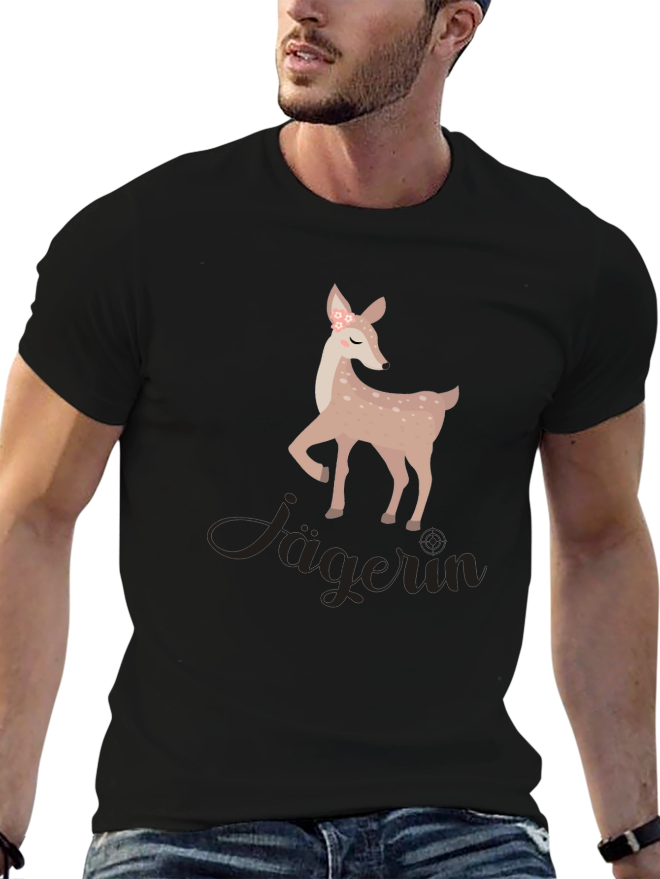 Deer Hunter T-Shirt - Jägerin Graphic Tee