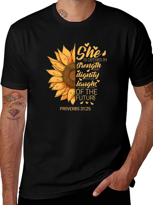 Strength and Dignity Sunflower Graphic Tee