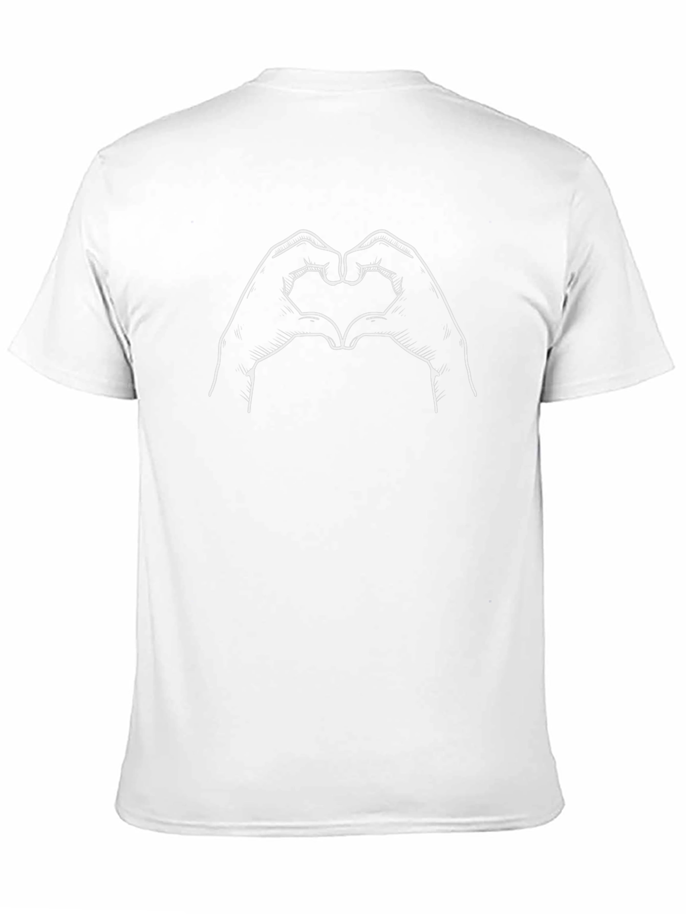 Heart Hands Graphic Tee - Soft Cotton Blend