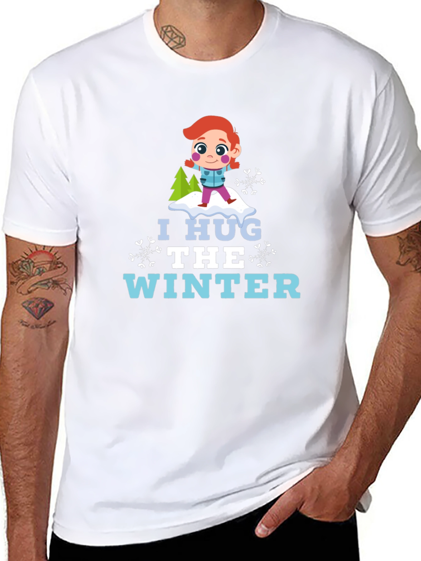 I Hug The Winter Graphic Tee