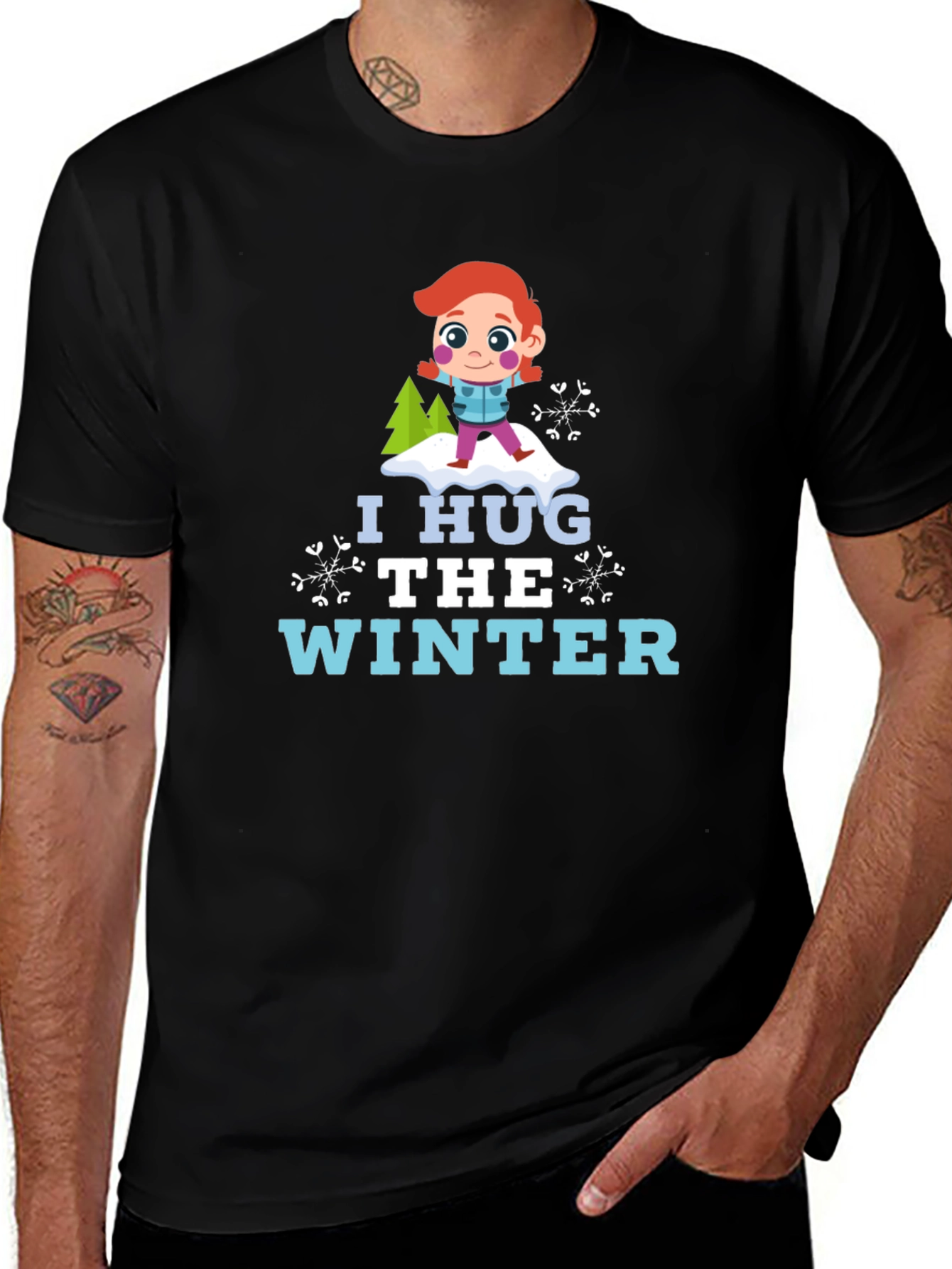 I Hug The Winter Graphic Tee