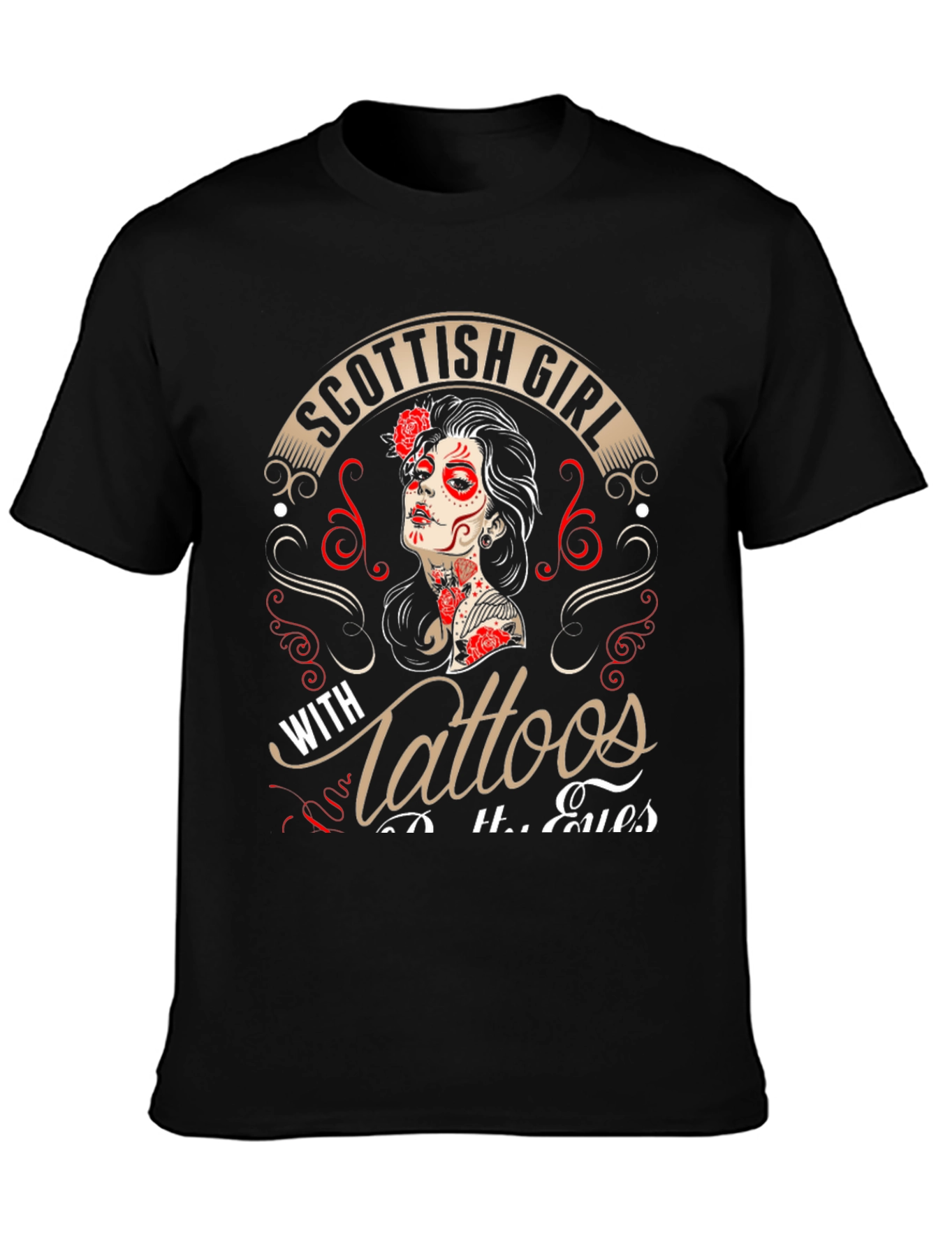 Scottish Girl With Tattoos T-Shirt
