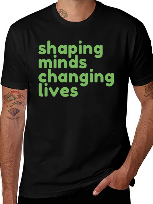 Shaping Minds Changing Lives Black T-Shirt