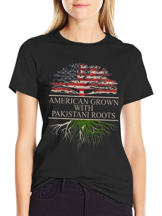 American Grown Pakistani Roots T-Shirt