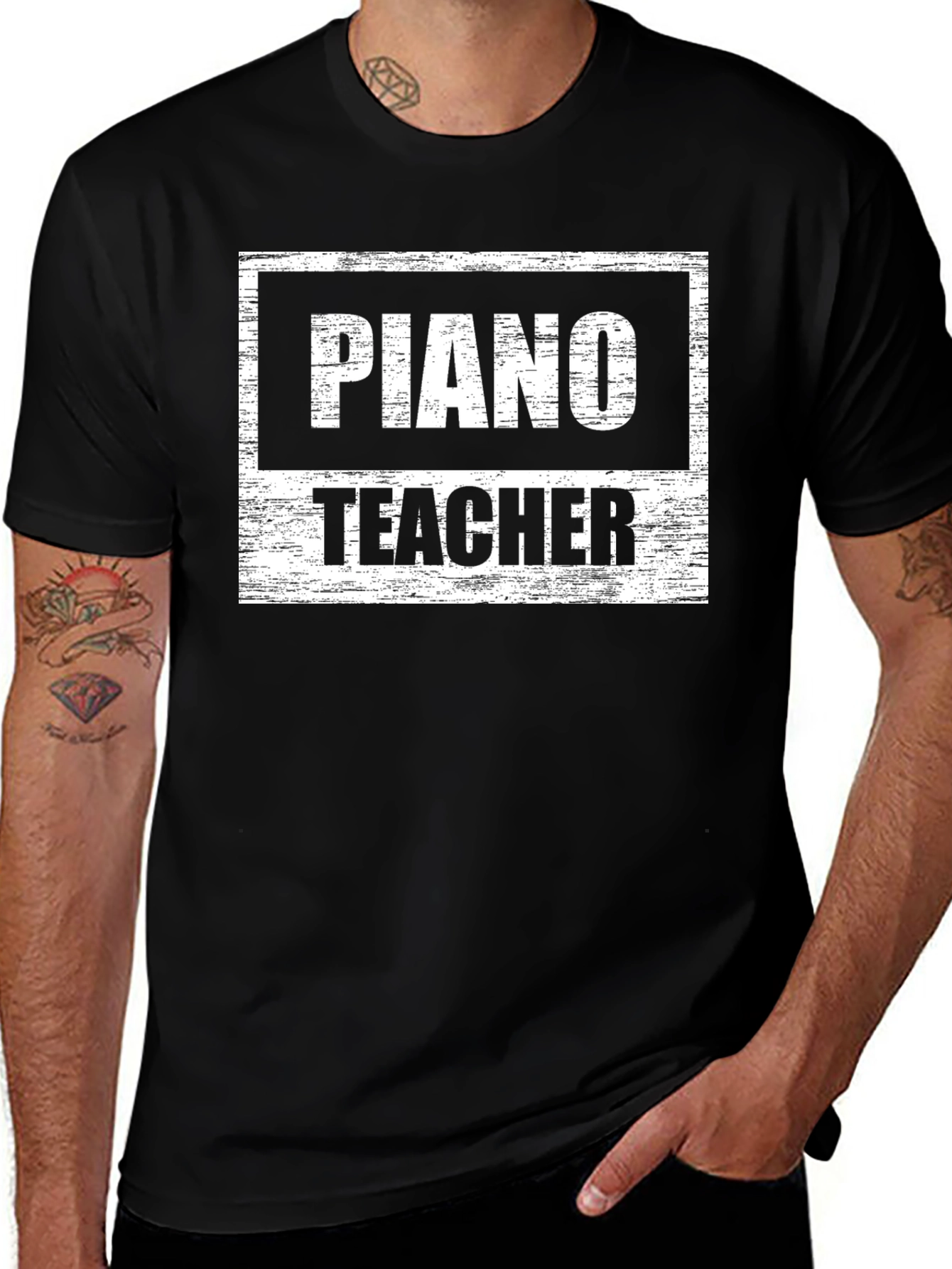 Piano Teacher Graphic T-Shirt