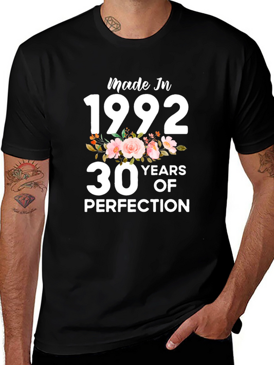 Made In 1992 30 Years of Perfection T-Shirt