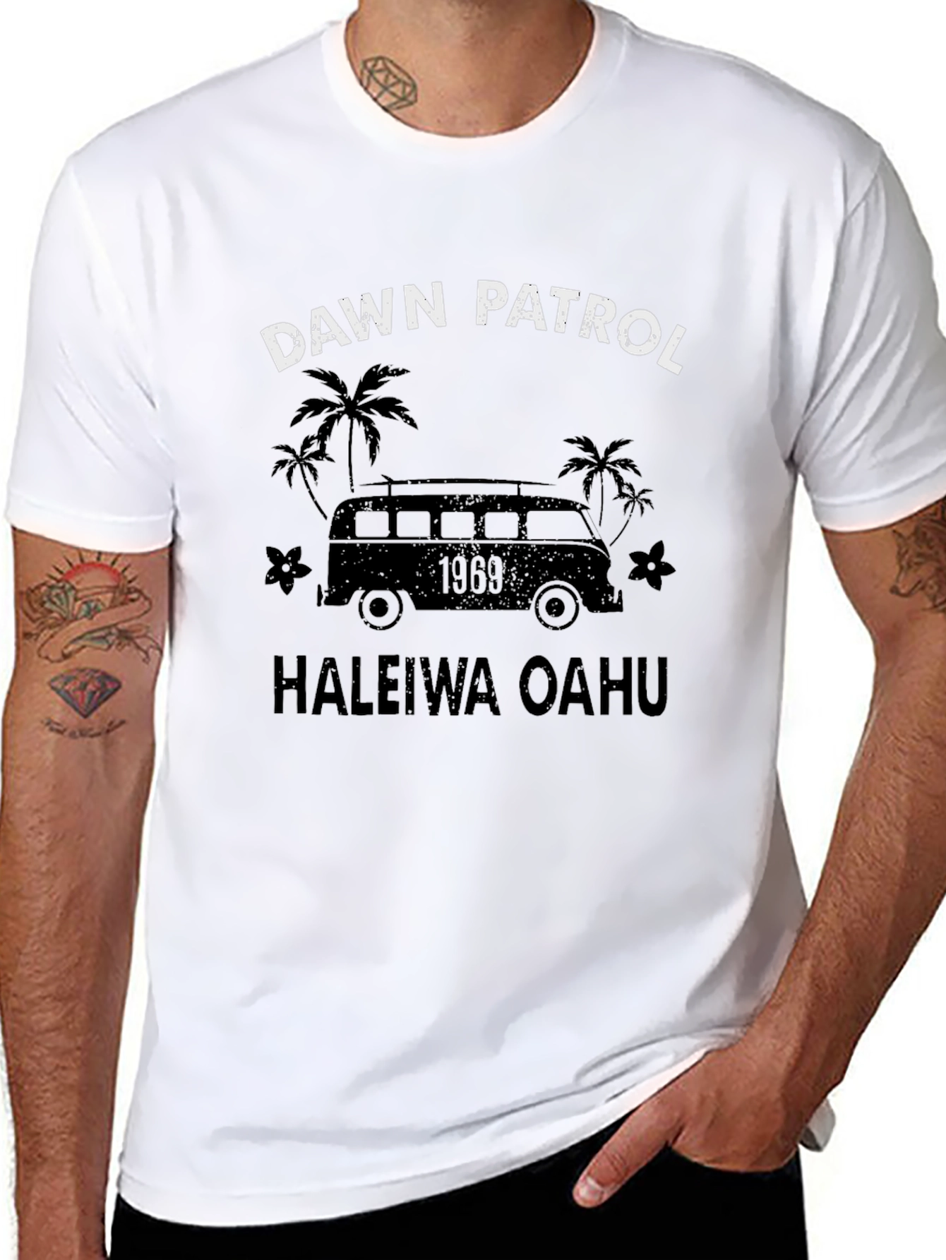 Dawn Patrol 1969 Haleiwa Oahu T-Shirt
