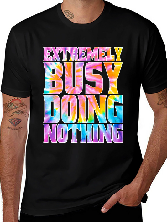 Extremely Busy Doing Nothing Graphic Tee