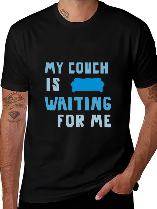 My Couch is Waiting Graphic Tee