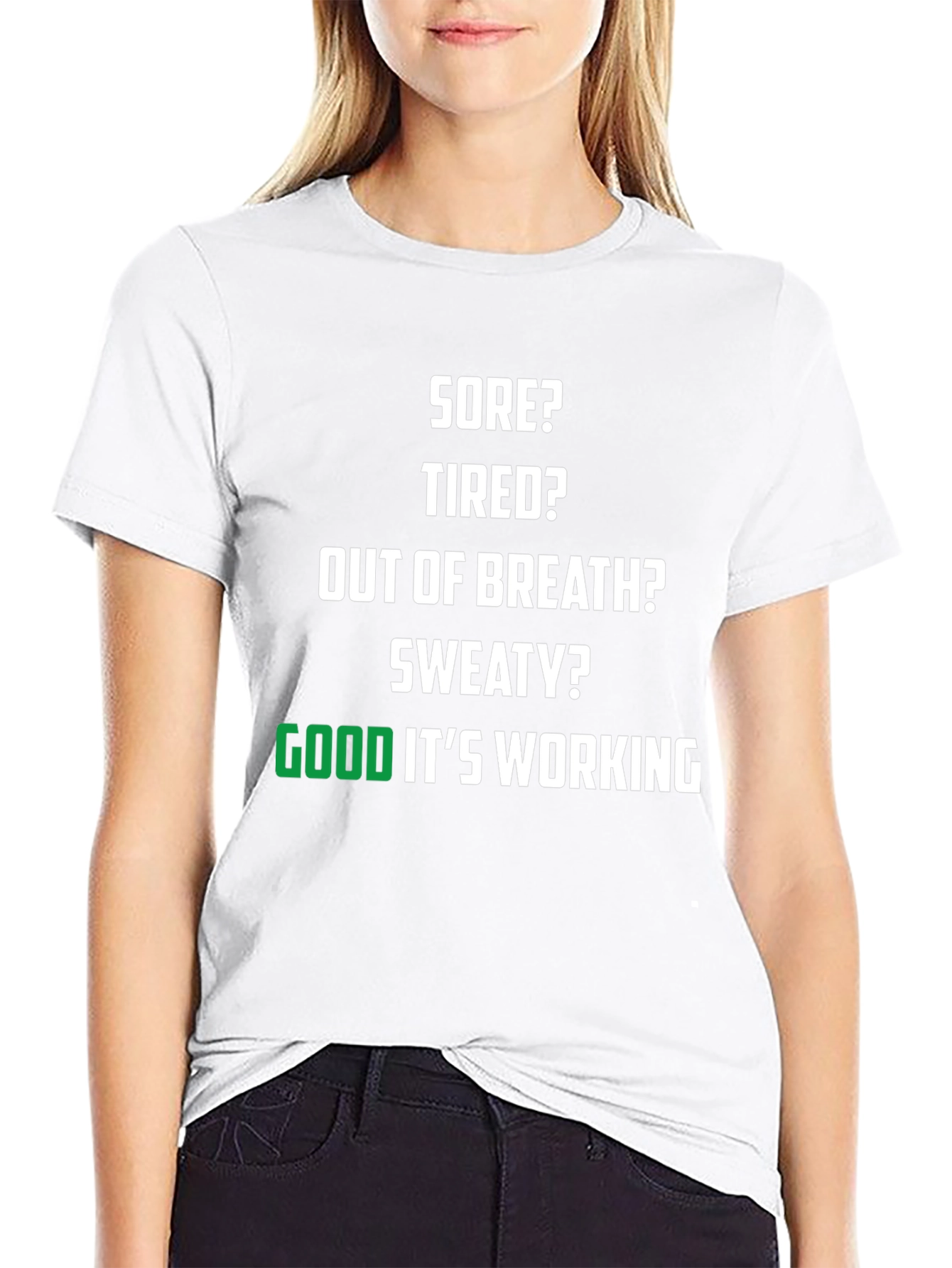 Sore Tired Sweaty Gym Workout T-Shirt