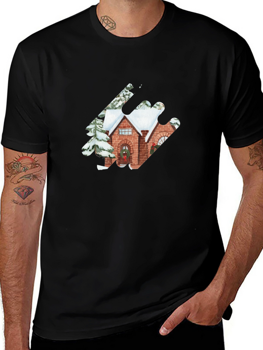 Winter Cottage Graphic Tee