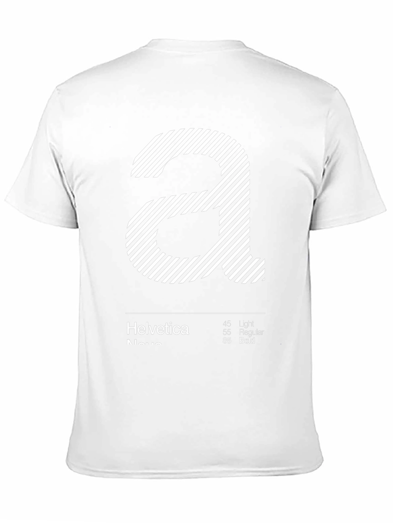 Helvetica Neue Font T-Shirt - Graphic Design Tee