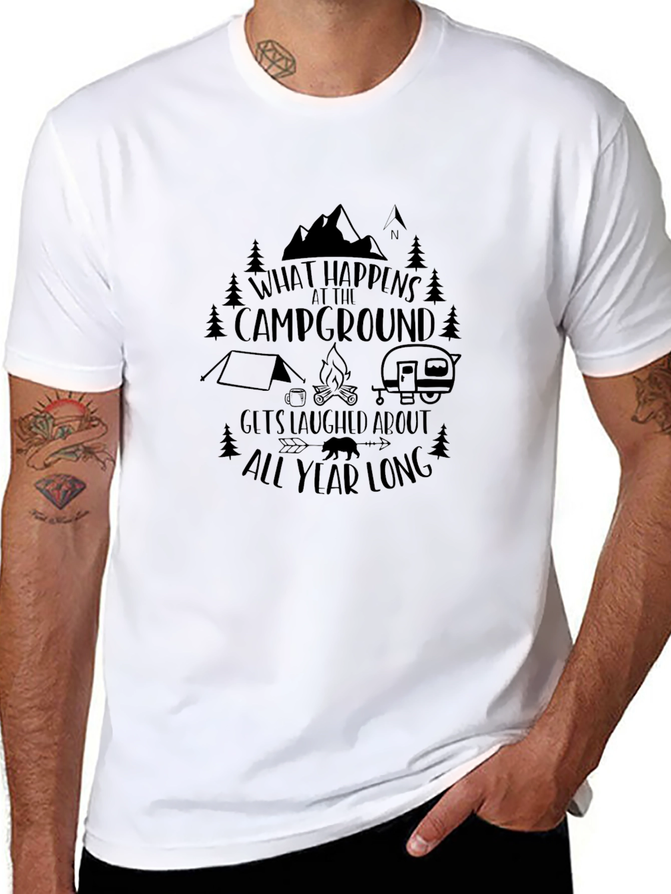 Campground T-Shirt - What Happens at the Campground
