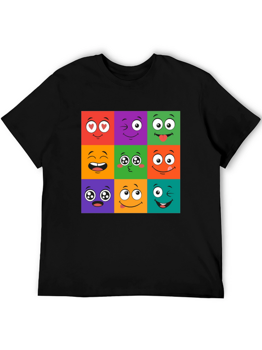 Fun Emoji Faces T-Shirt - Express Yourself!