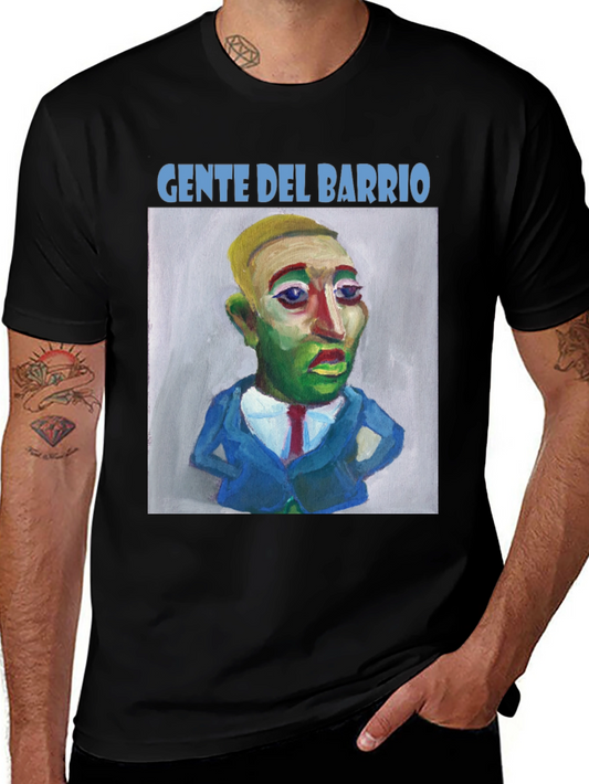 Gente Del Barrio Graphic Tee - Quirky Art T-Shirt