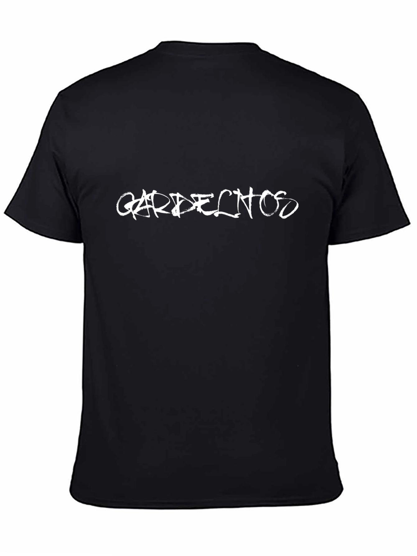 Black T-Shirt with White GARDELNOFO Text