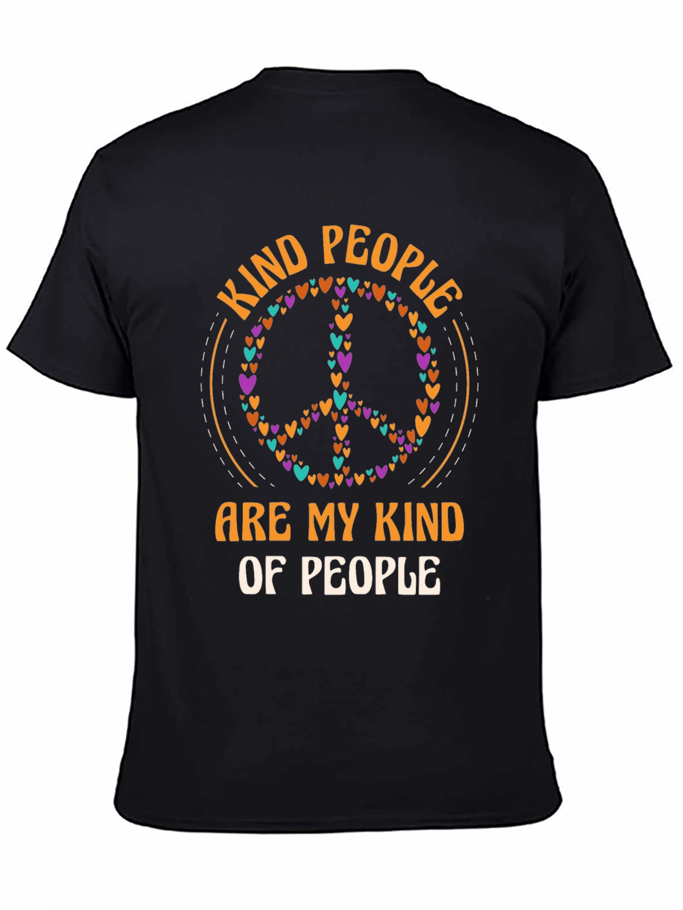 Kind People Heart Peace Sign T-Shirt