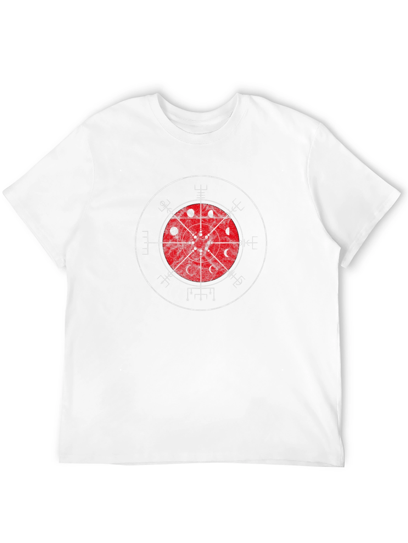 Mystic Lunar Phases Graphic Tee - Black