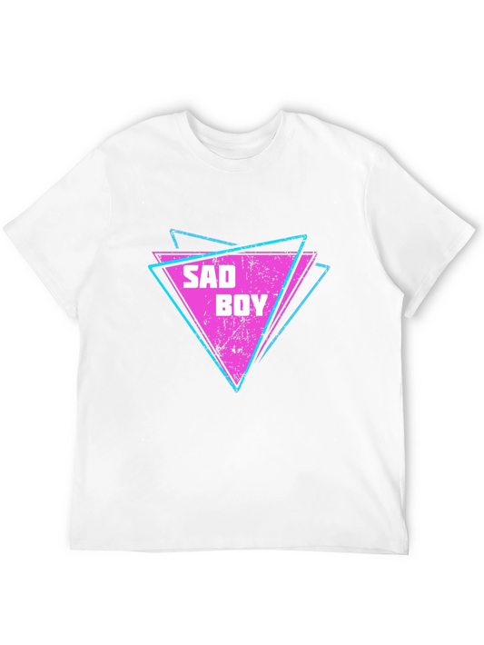 Sad Boy Graphic T-Shirt - Retro Aesthetic