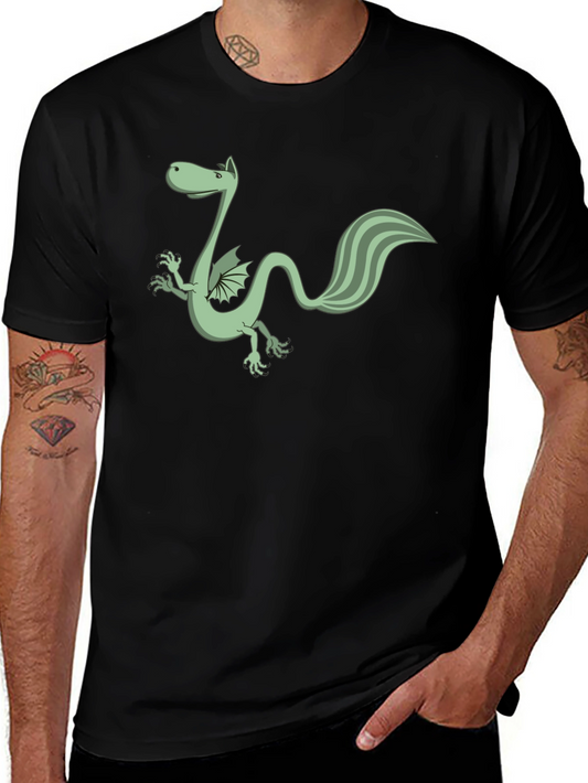 Dragon Graphic Black T-Shirt - Casual Style