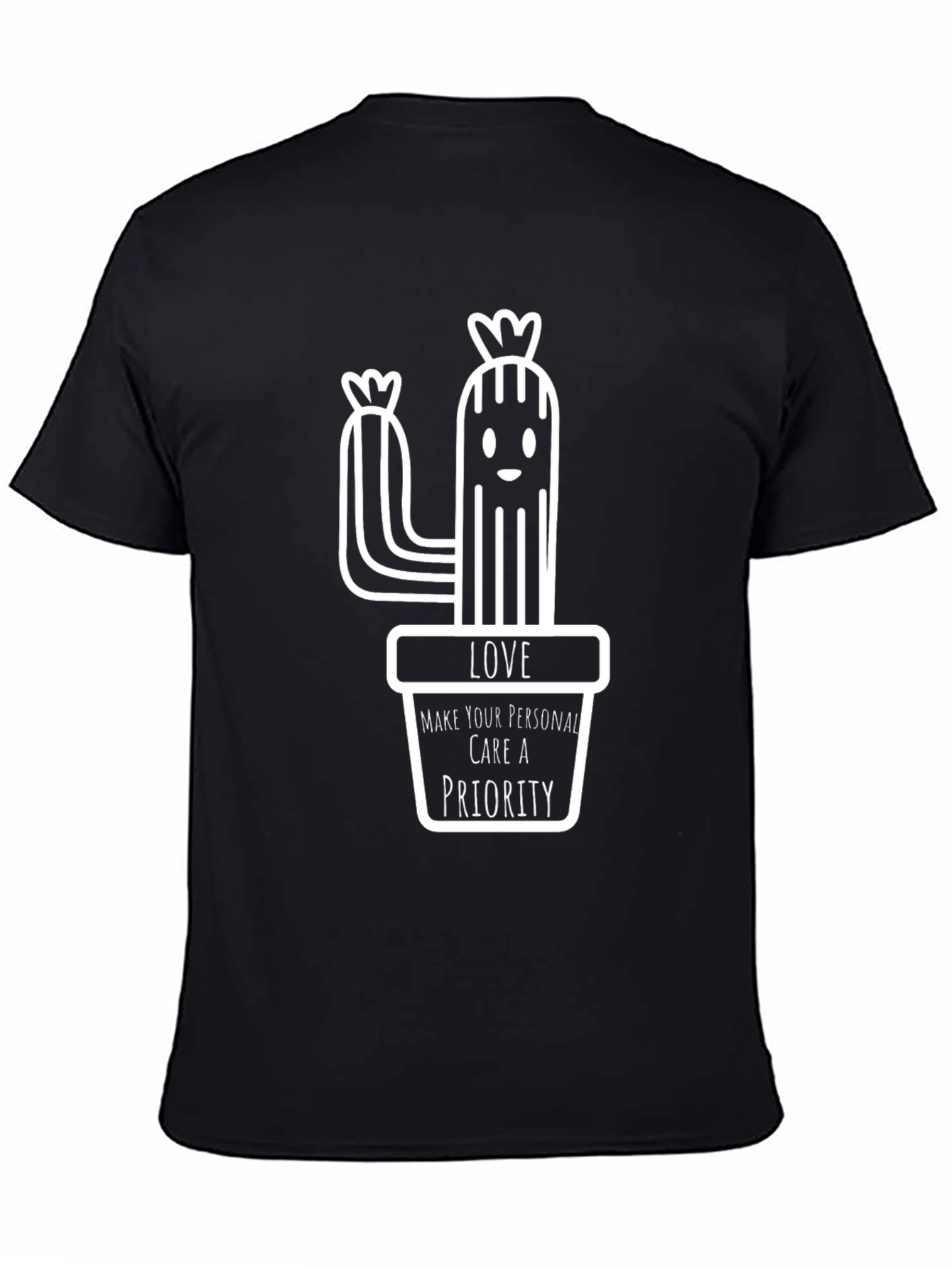 Love Cactus T-Shirt - Make Self-Care a Priority
