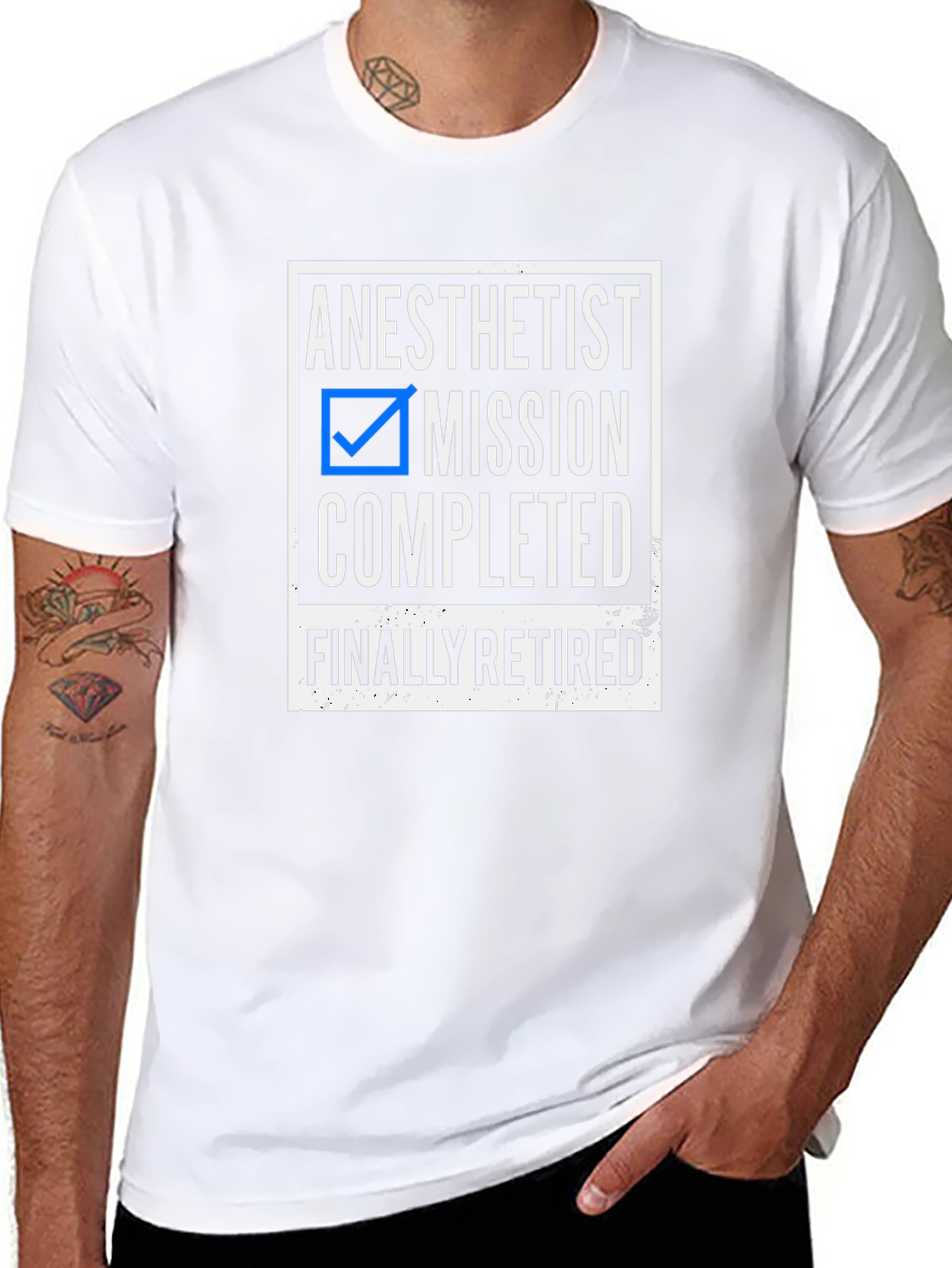 Anesthetist Mission Completed Retired T-Shirt
