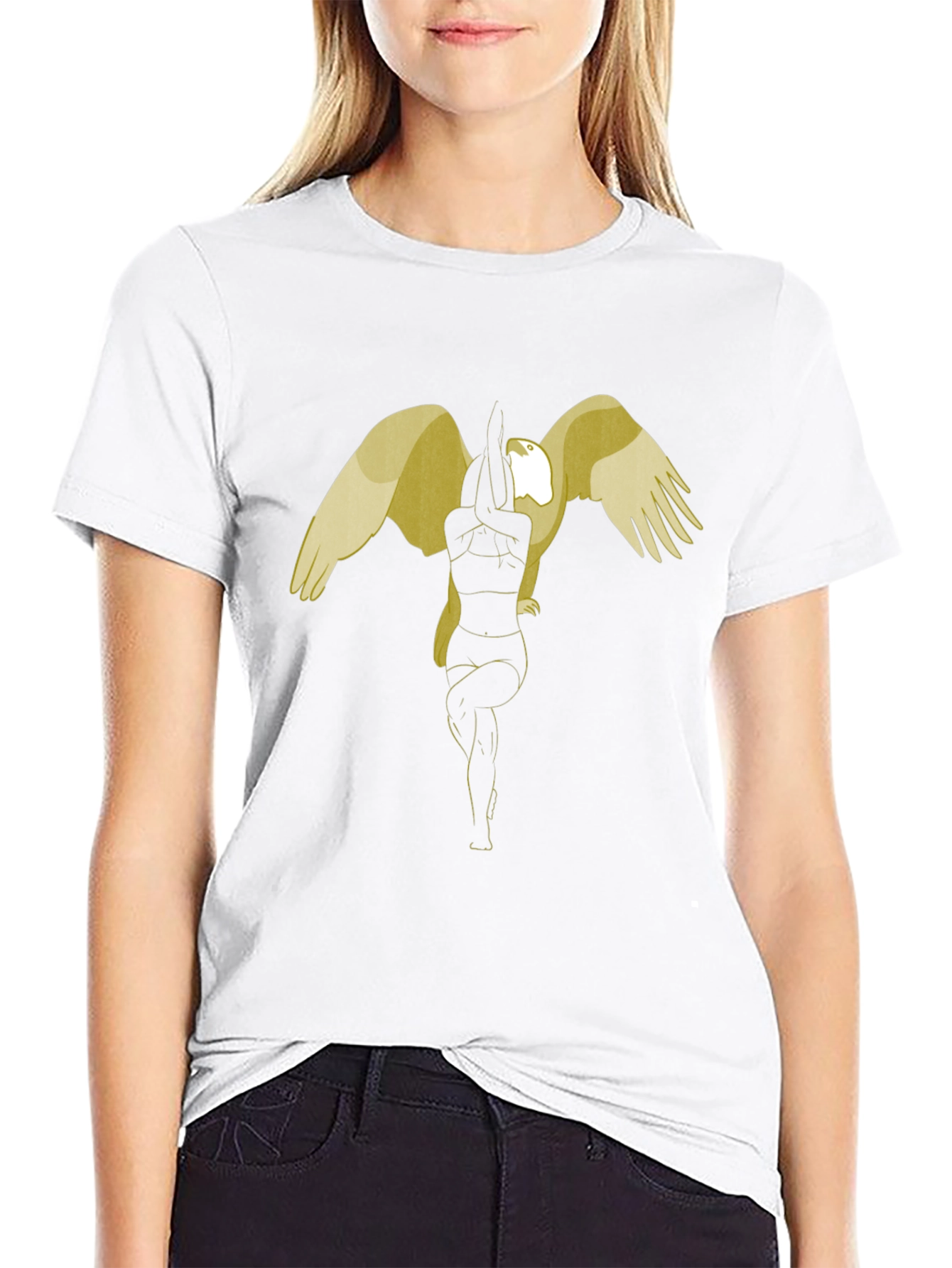 Eagle Pose Yoga Graphic Tee