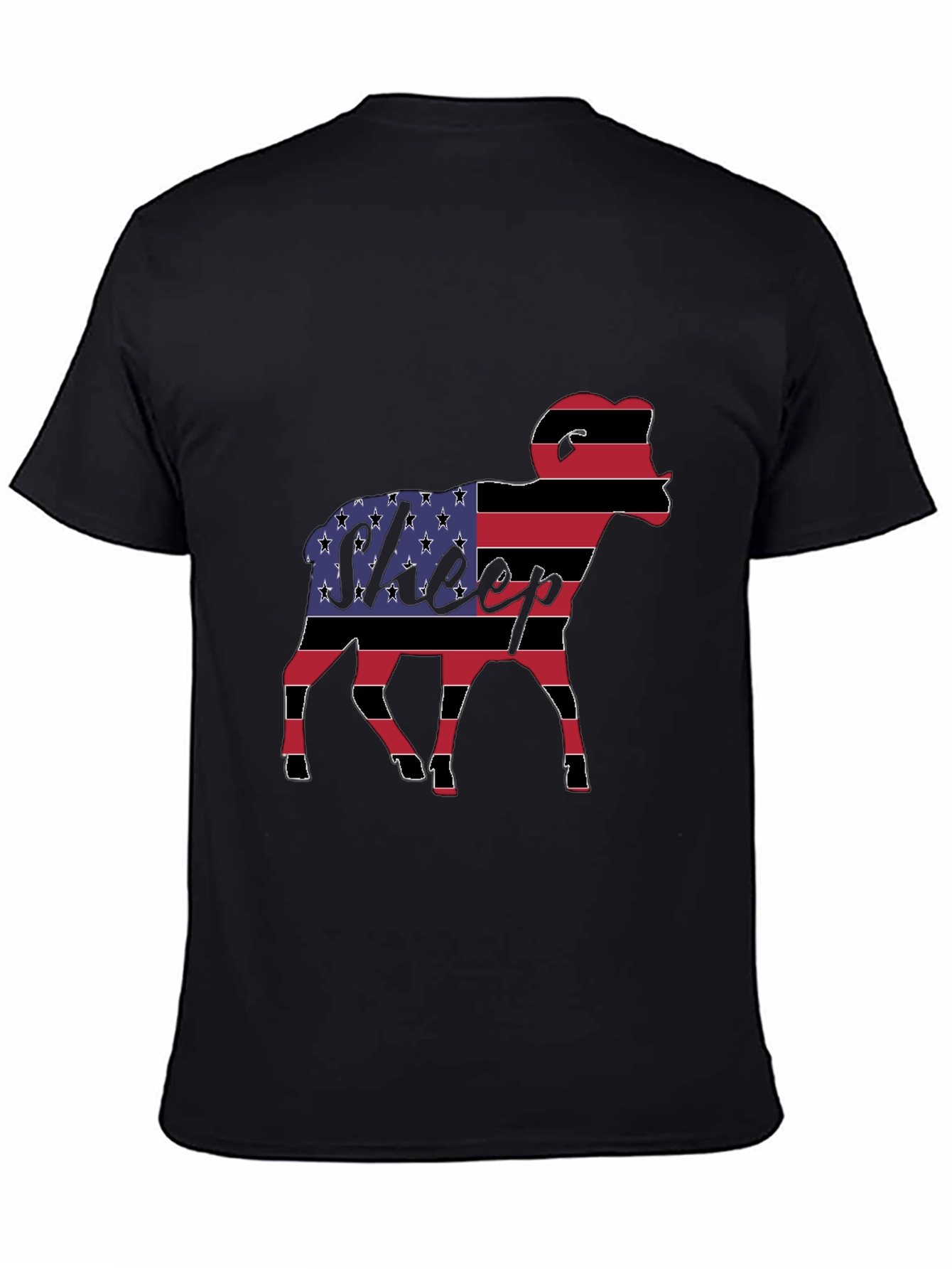 American Flag Sheep T-Shirt