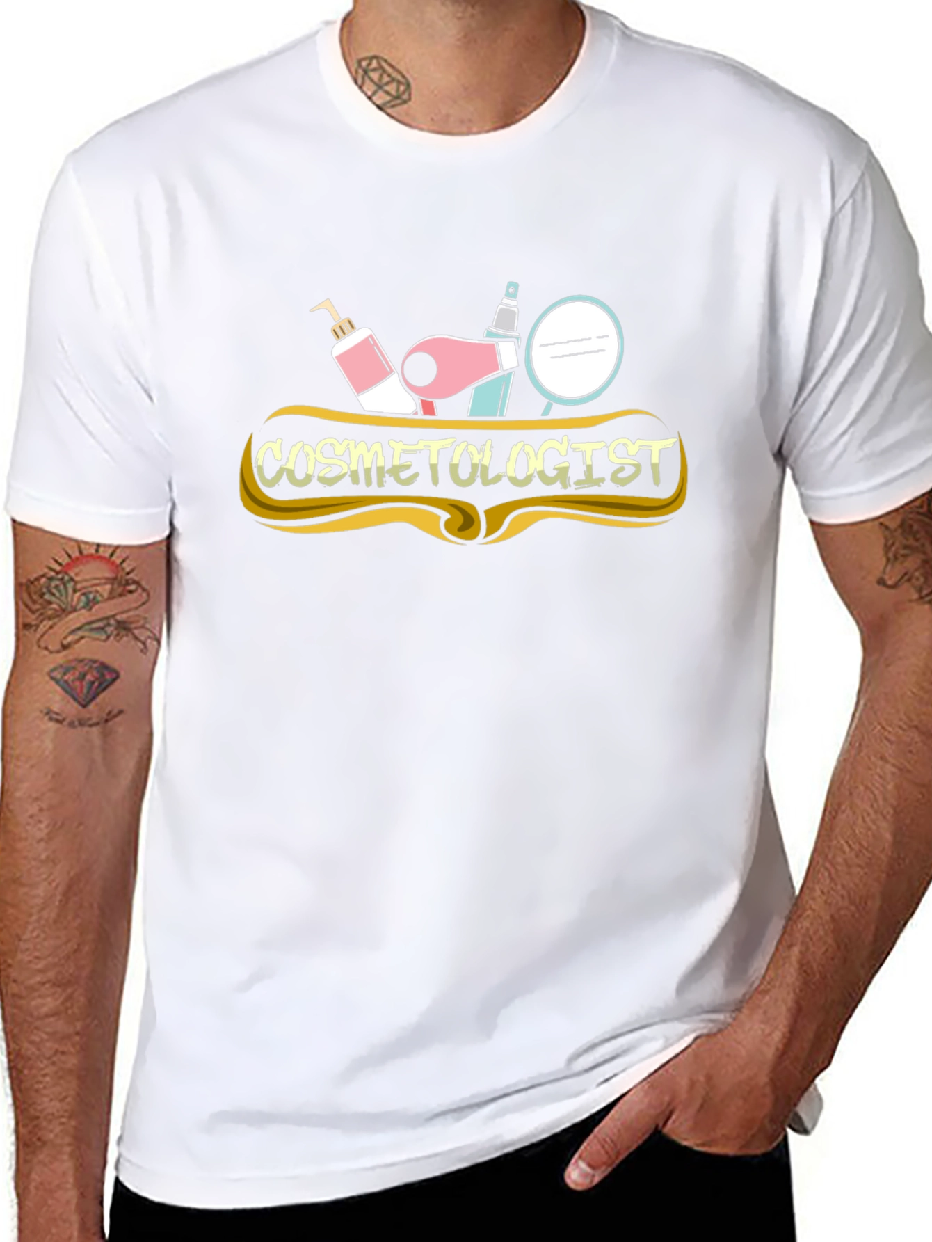 Cosmetologist Graphic Tee - Black