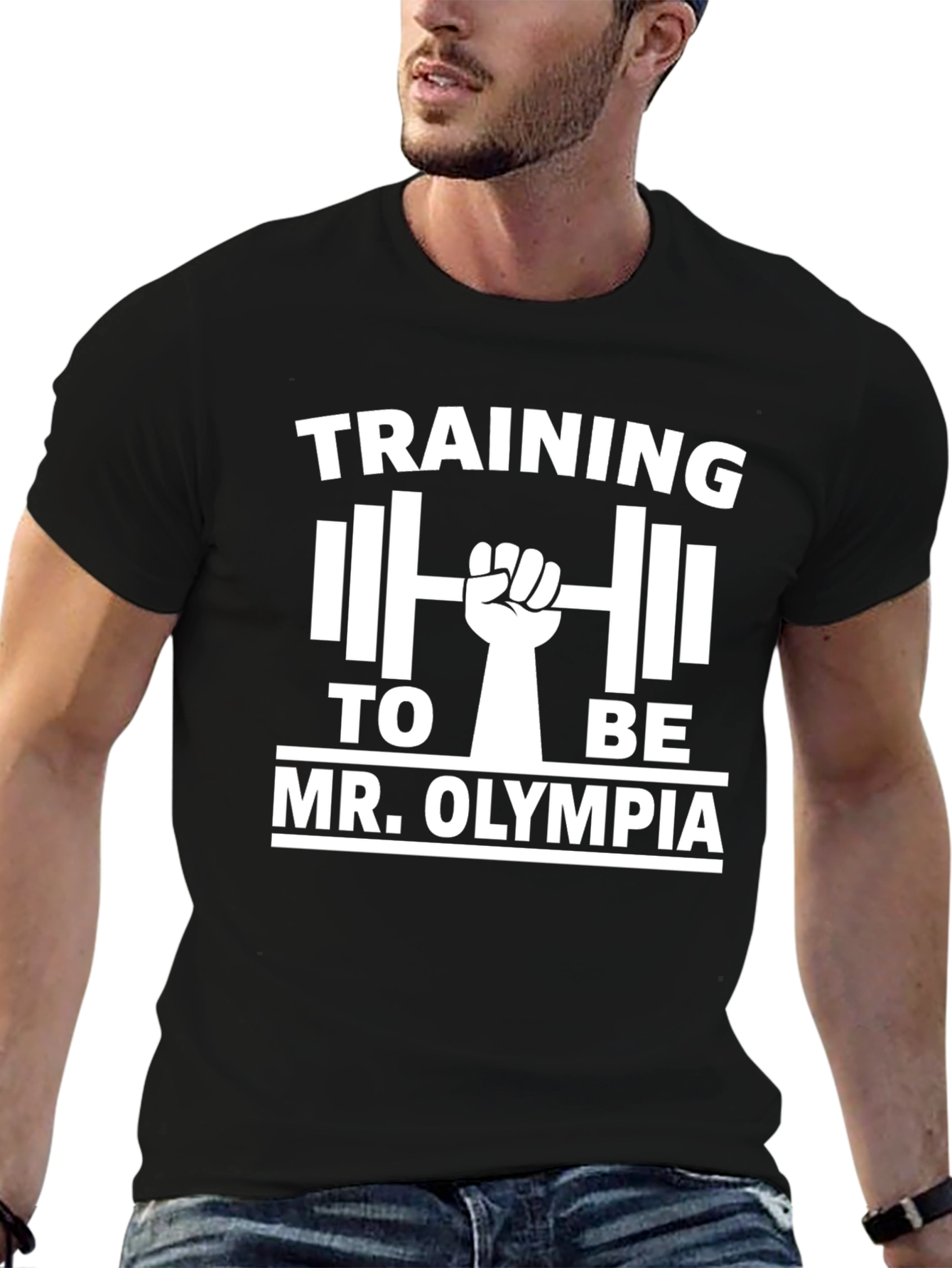 Training to be Mr. Olympia Graphic T-Shirt